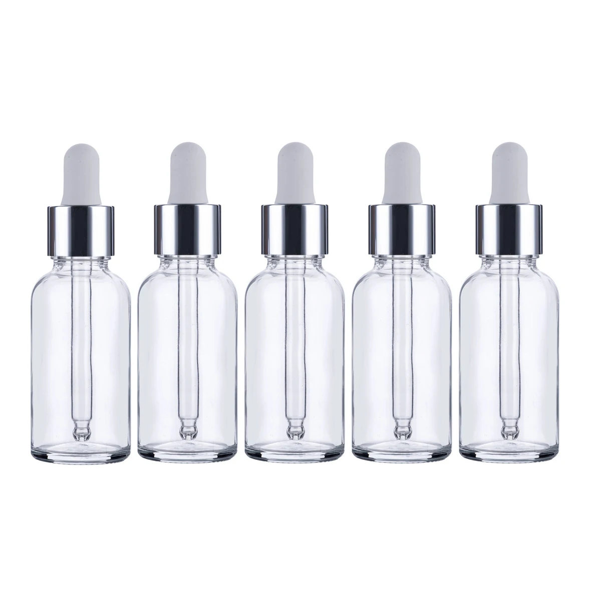 chinese manufacturer 18mm 410 clear glass dropper bottle