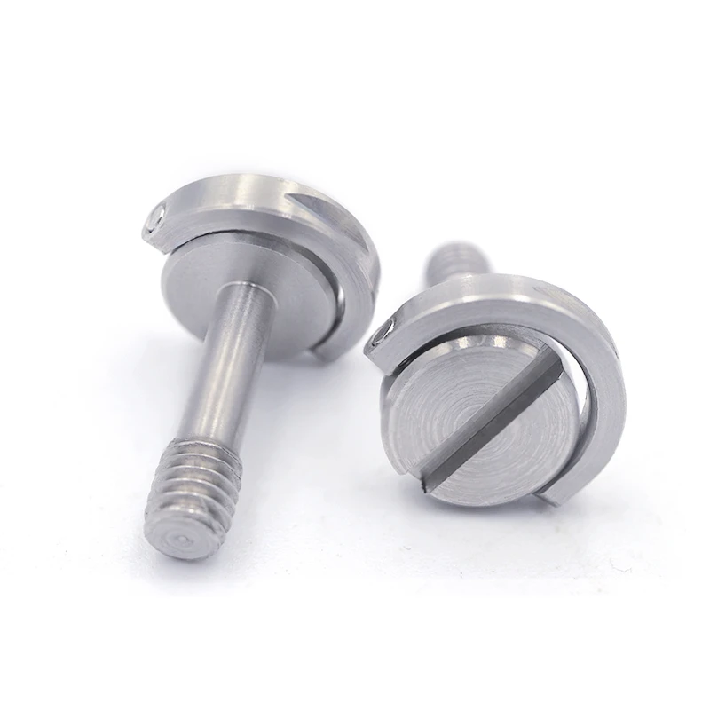 High quality 1/4 5/16 3/8 inch stainless steel screw d-ring for camera tripod monopod quick release plate