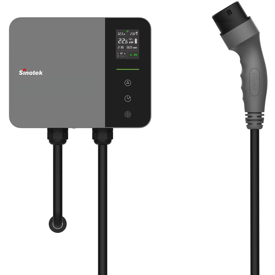 High Quality Wall box Mode 3 11KW Home Car AC Charging Station EV Charger For Electric Vehicle WiFi 2.4G NFC