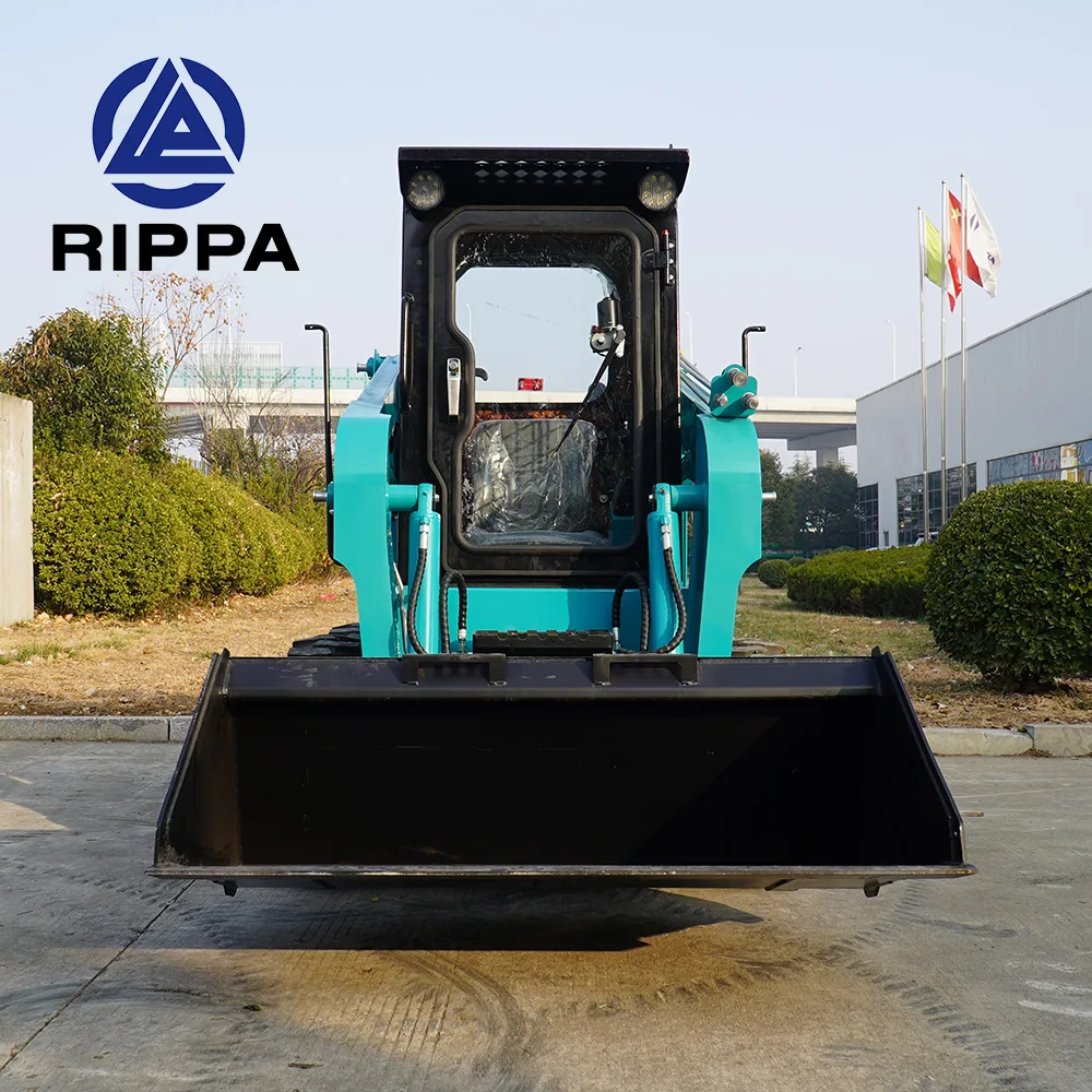 Epa Euro5 Chinese Loader Skid Steer Loader Use Warehouse Farm Manufacturer Mini Crawler Tracked Small Skid Loader Compact
