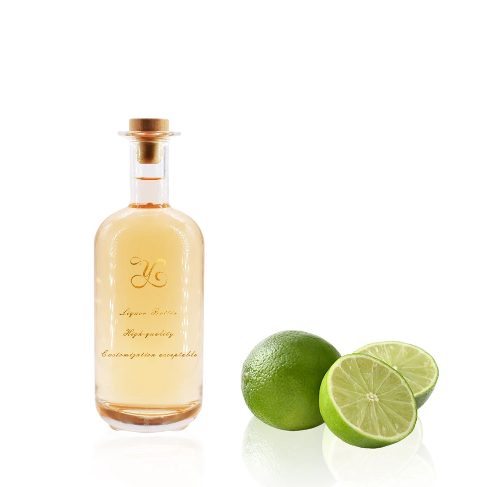 Premium Empty Cylinder Spirit Glass 750ml Whisky Vodka Liquor Bottle Frosting 730ml 500ml Vodka Wine Glass Bottle