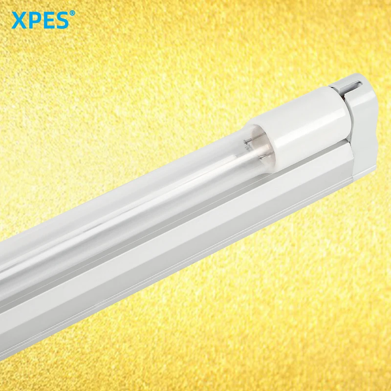 T5 UVC Germicidal Lamp Ultraviolet UV Germicidal Sterilizer Tube UVC Bracket Lamp Light Clean Quartz CE Approved 4W 6W 8W 254nm