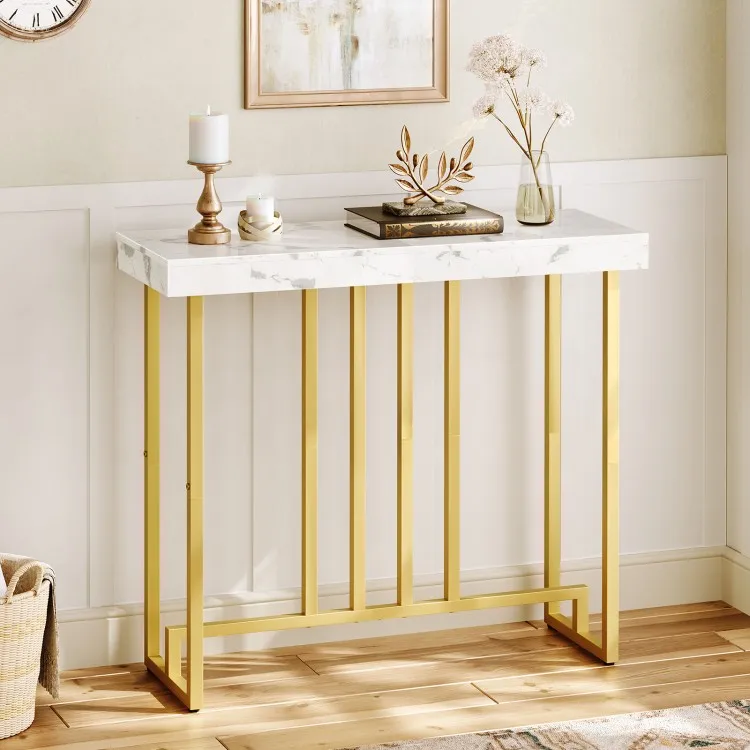 Wholesale Modern Console Table, HOOBRO Brand Luxury Sofa Table for Foyer Hallway Living Room, Modern Entryway table