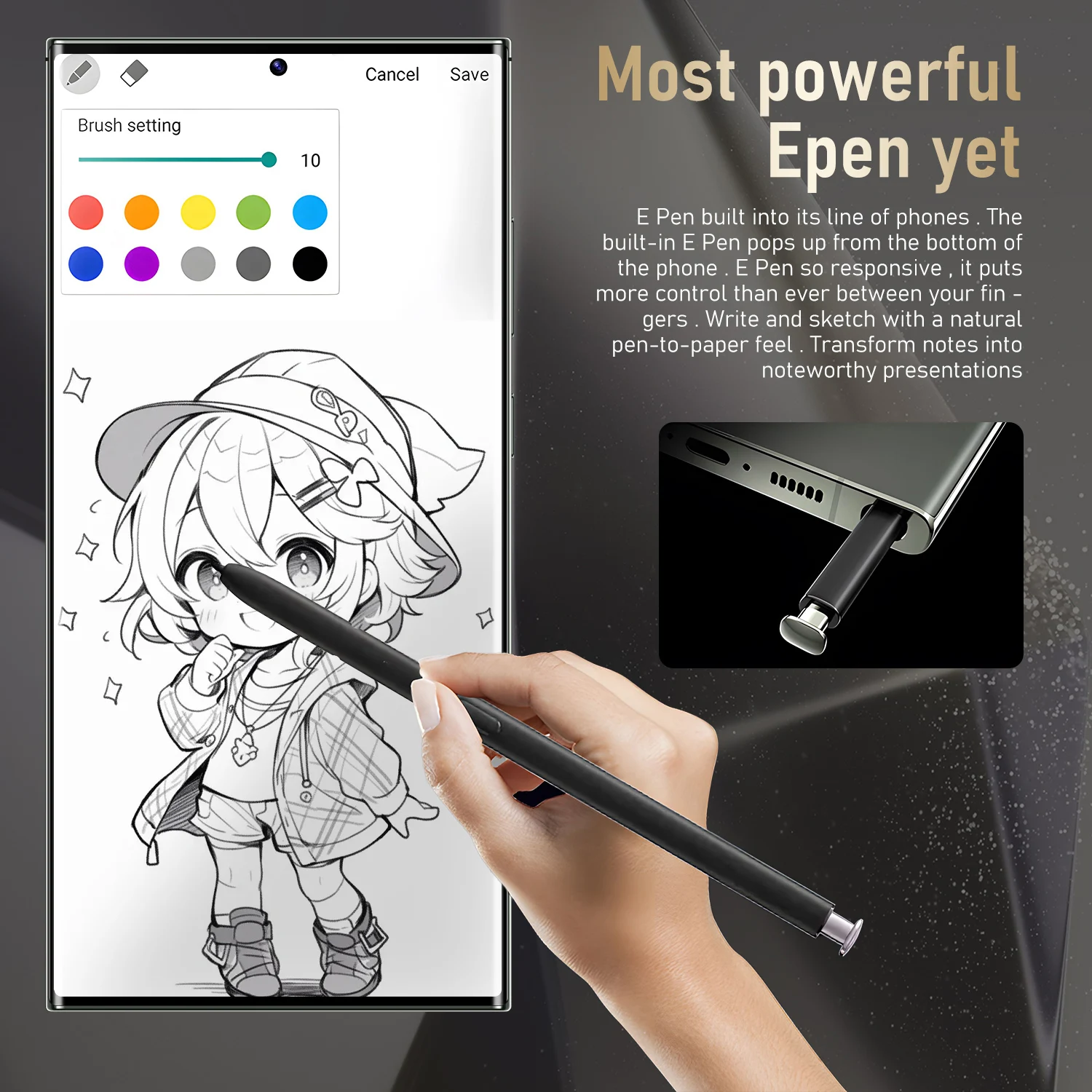 Best sell S24 Ultra smart phone 5G telephone unlock global version 7.3 inch Android S23 S24 16G+1TB mobile phones 4G 5G