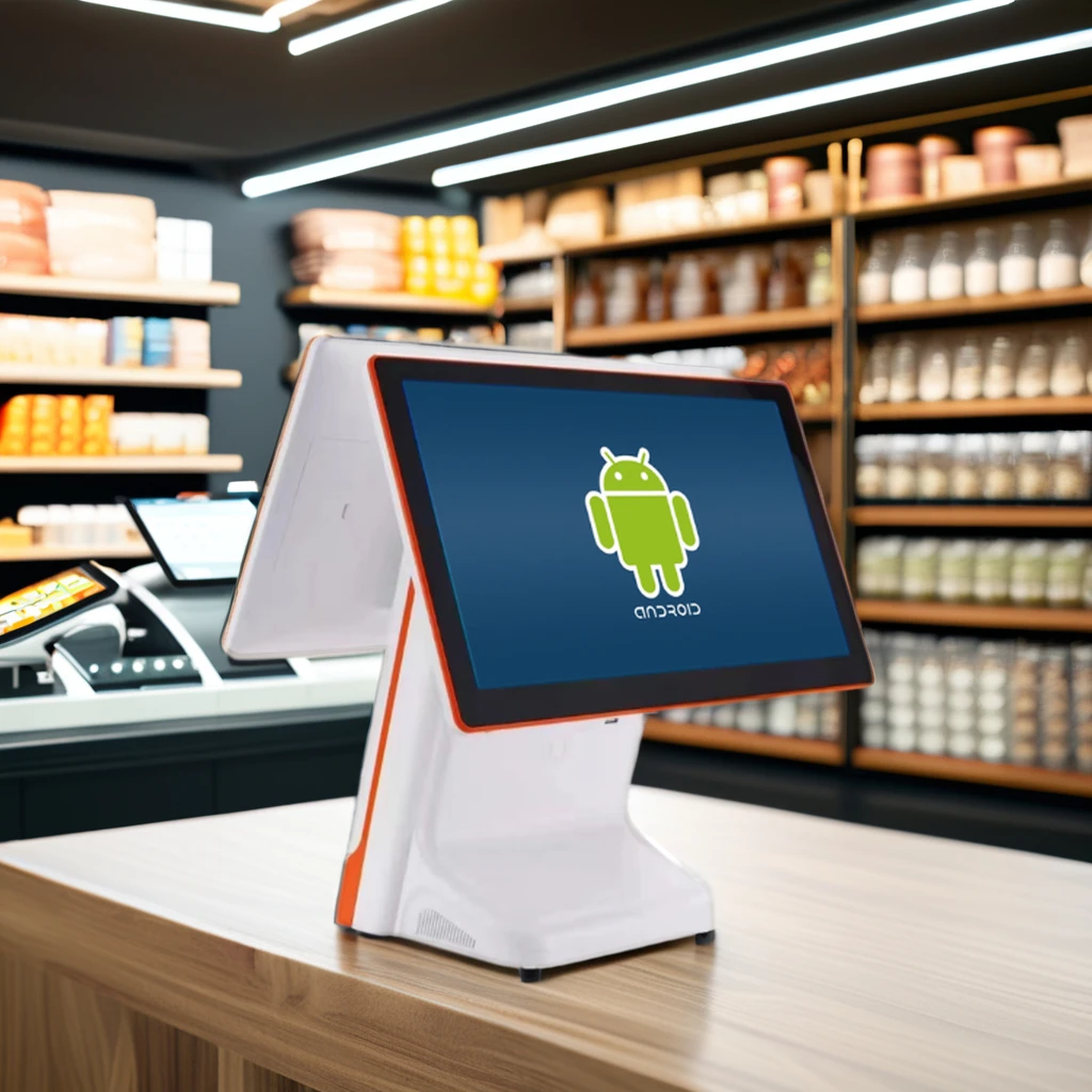 Розничная Продажа Все-в-одном Android POS машина сенсорный экран полный кассовый аппарат Windows Store системный терминал