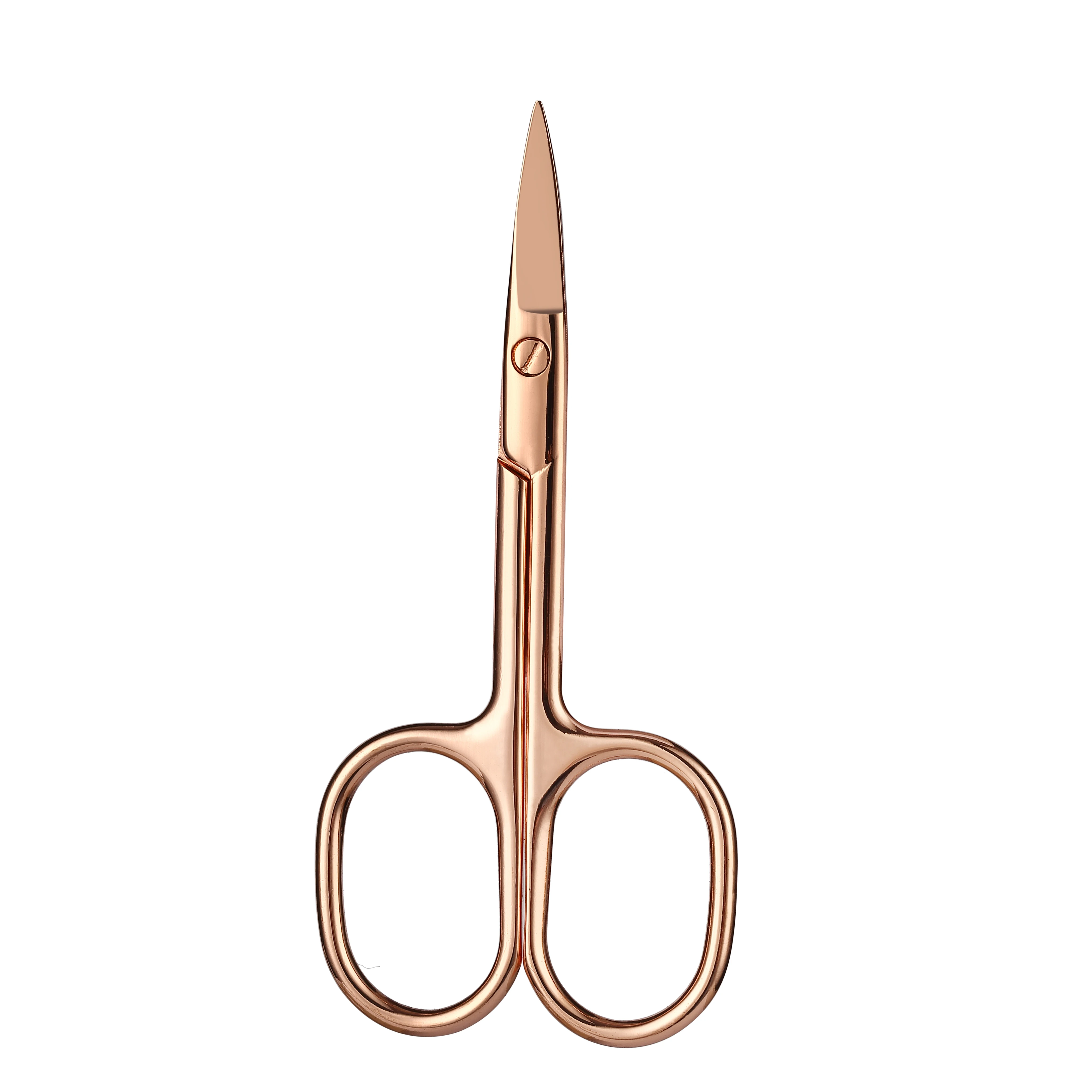 Private Label Custom Logo Stainless Steel Small Beauty Scissors Eyebrow Trimming Tools Eyelash Scissors