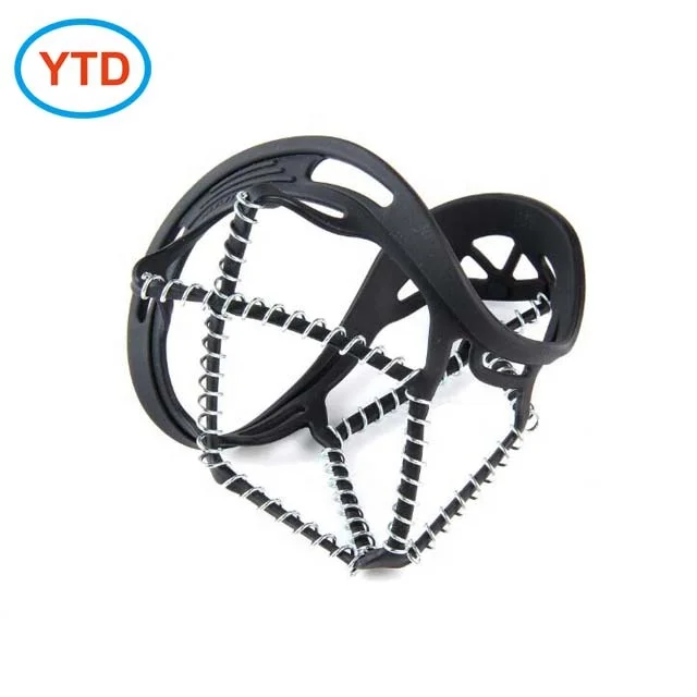 senior antislip shoes fishing rod ice snow grip spike boots