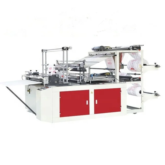 Машина для производства двух четырех роликовых пластиковых пакетов