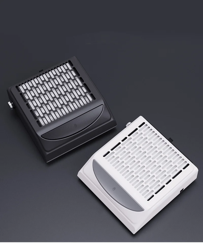 2024 Hot Sale Rechargeable Nail Art Manicure Dust Collector Professional 100w Powerful Two Colors USB Charge Low Noise