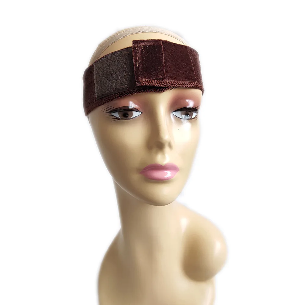 Wholesale Elastic Lace Hairbands Wig Grip Band No Slip Adjustable Velvet Wigrip Headband to Keep Wig