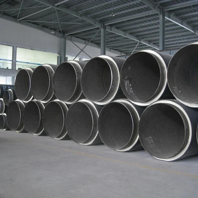 Подземная система водяного охлаждения, предварительно сформированная изоляция из полиуретана, 6 дюймов, теплоизоляционная стальная труба из пенополиуретана