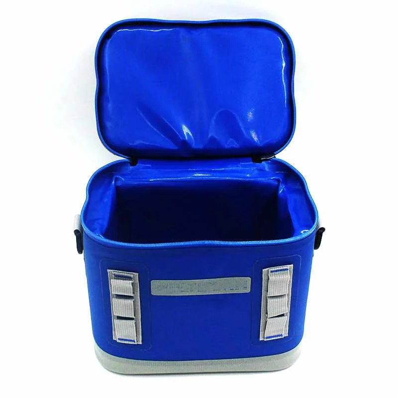 cheap price cooler bag with logo Blue dry cooler lunch bag