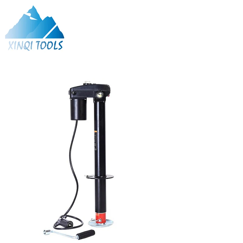 XINQI Electric Power Tongue Jack 12V 3500LBS 12 Volt Electric Trailer Jack Boat Hydraulic Trailer Jack