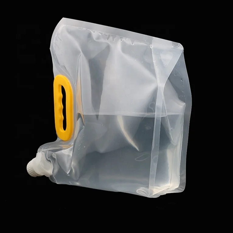 
Stand Up Pouch With Spout Filling Machine Foldable Drinking Water Bag 