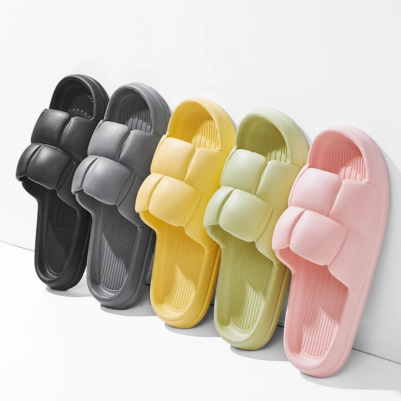 New Cloud Slippers Orthopedic Sandal Thick Platform Bathroom Non-slip Unisex Flip-flops Sandals Soft Mute EVA Indoor Slides