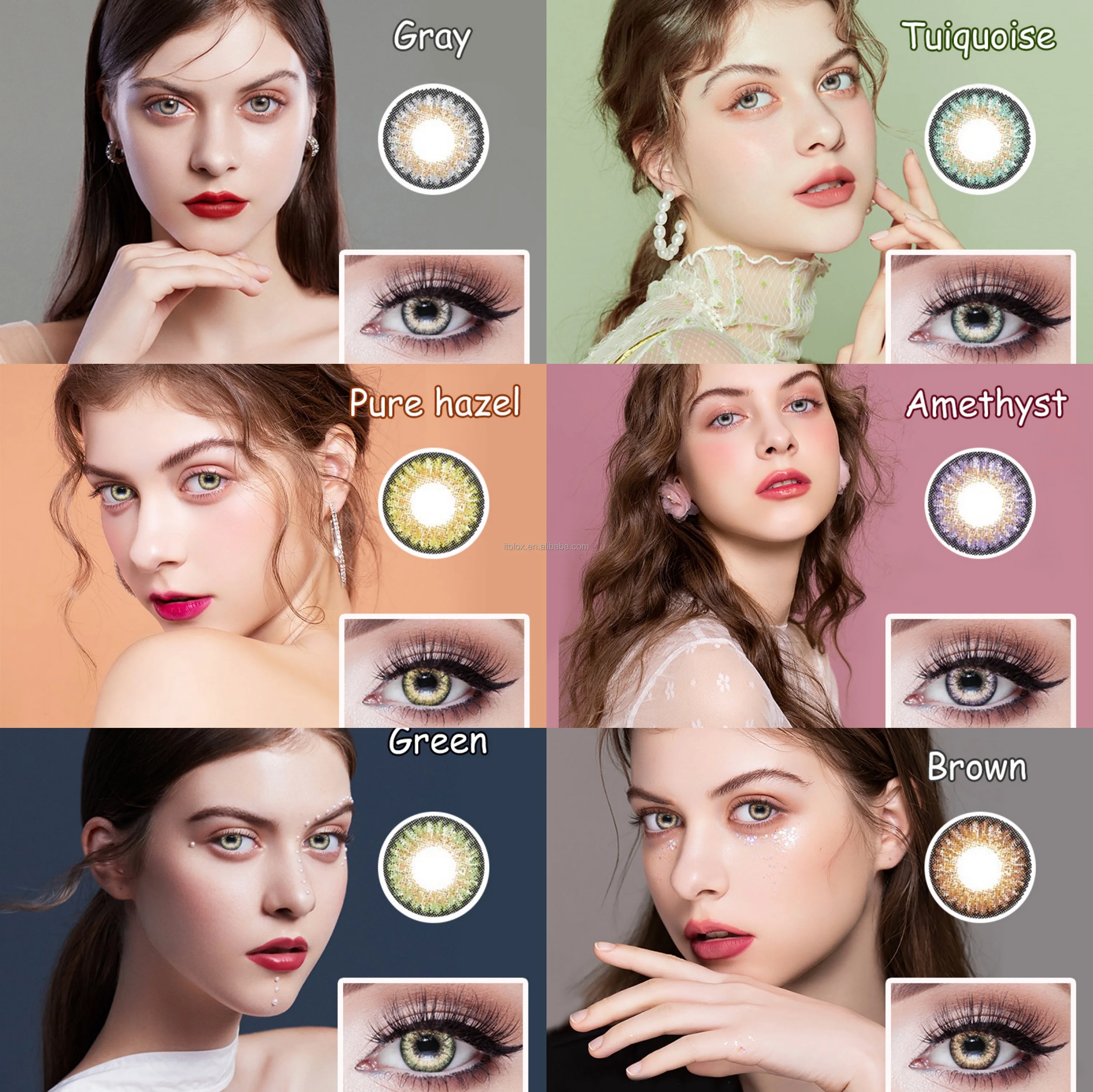 Free shipping 2020 New Natural Contact fresh Lenses Womens Wholesale Color Contact Lenses