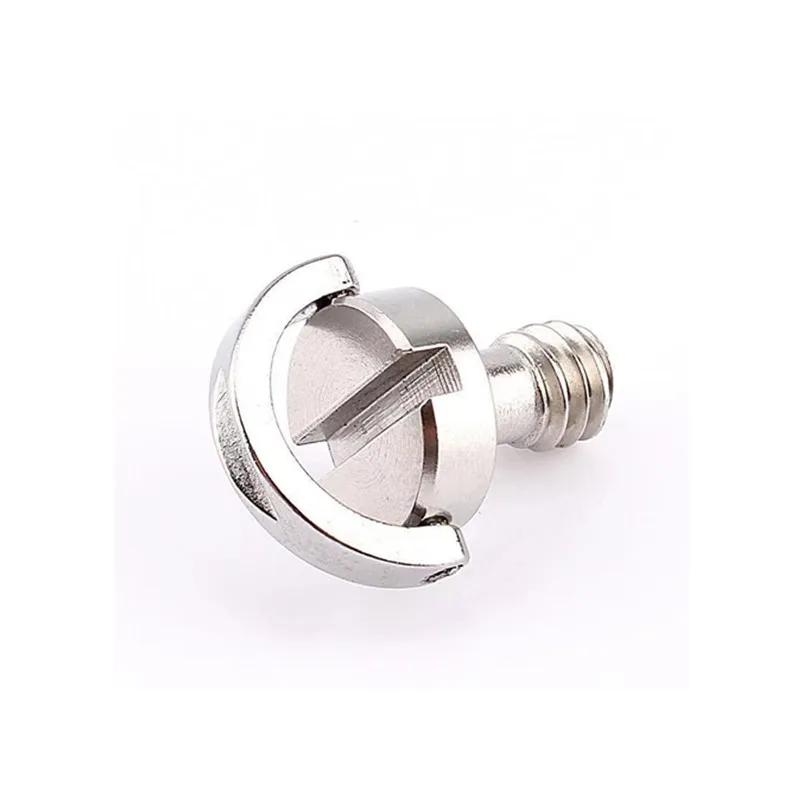 Custom Quick Release D Ring 1/4 Camera one slot Tripod Screw