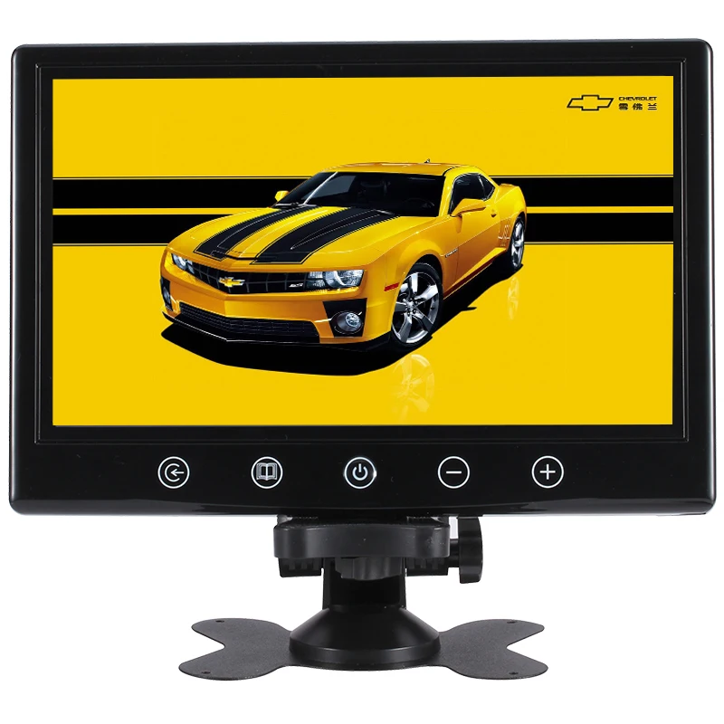 4AV вход встроенный четырехъядерный 7 дюймов tft цветной ЖК-монитор