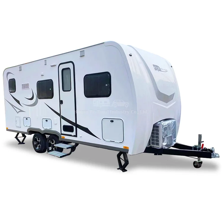 Cheap New Mobile House  On Wheels Van Travel Caravan Outdoor Camping Caravan