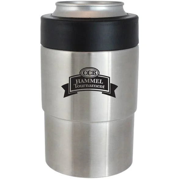 12 oz  double wall stainless steel insulated can cooler