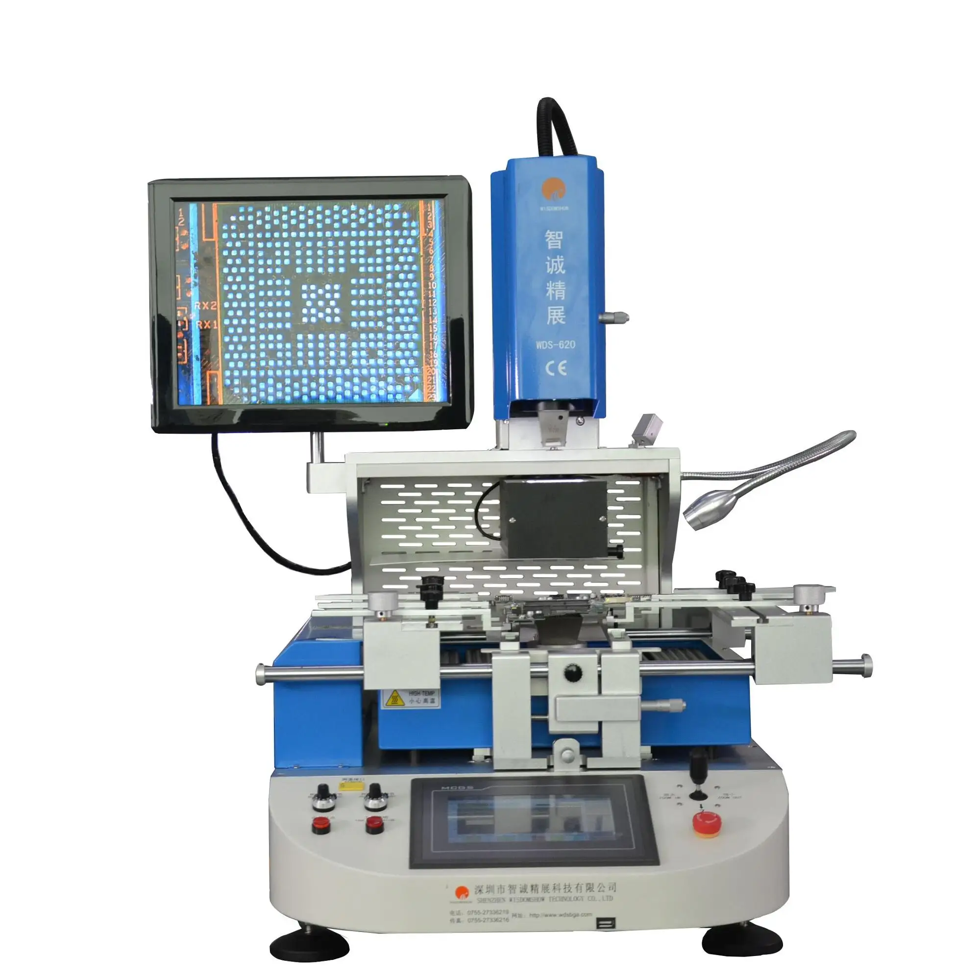 WDS-620 Automatic Infrared Bga Rework Station LCD TV Server Boards Repair Widely Used Welding Manipulator New including PLC