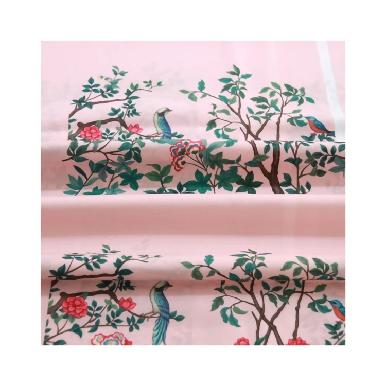 New Product Soft Touch Elasticity Digital Flower Popular Printing Anti-static Chiffon Fabric