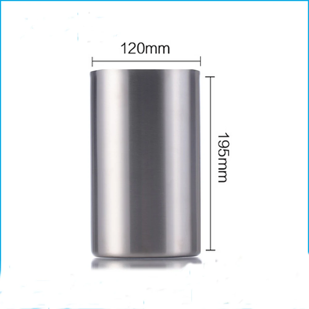 
2020 Popular Bar Accessory Double Wall Insulated Stainless Steel Ice Wine Bottle Bucket 