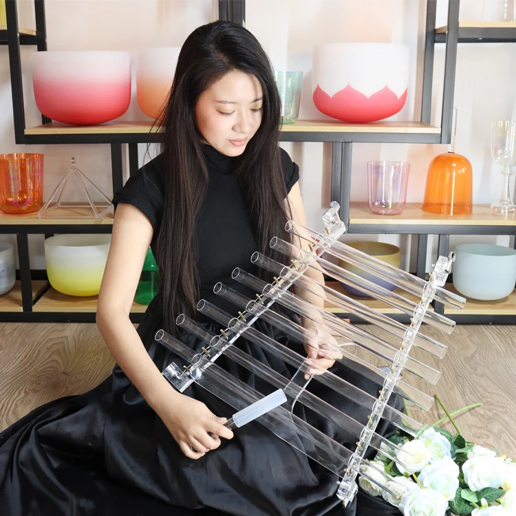 Perfect Healing Musical Instrument Crystal Singing Harp Sound Healing Meditation Crystal Harp Quartz Crystal Singing Harp