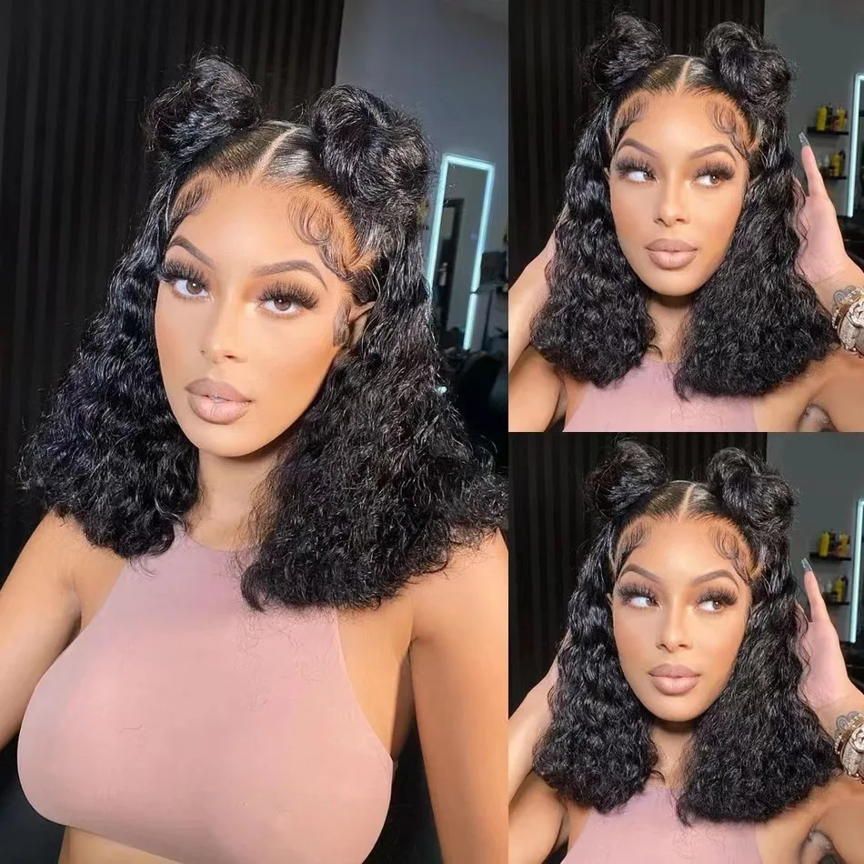 New Synthetic Hair Vendors Front Lace Wig Premium Fiber Synthetic Hair Frontal Curly Wigs