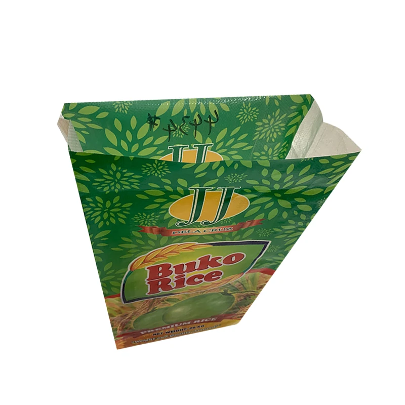 
Rice Bag Fertilizer Sacks Design Rice Empty Sugar Bag Empty Sack Bean Manufacturer PP Bags Agriculture Package Plastic 25kg Bopp 