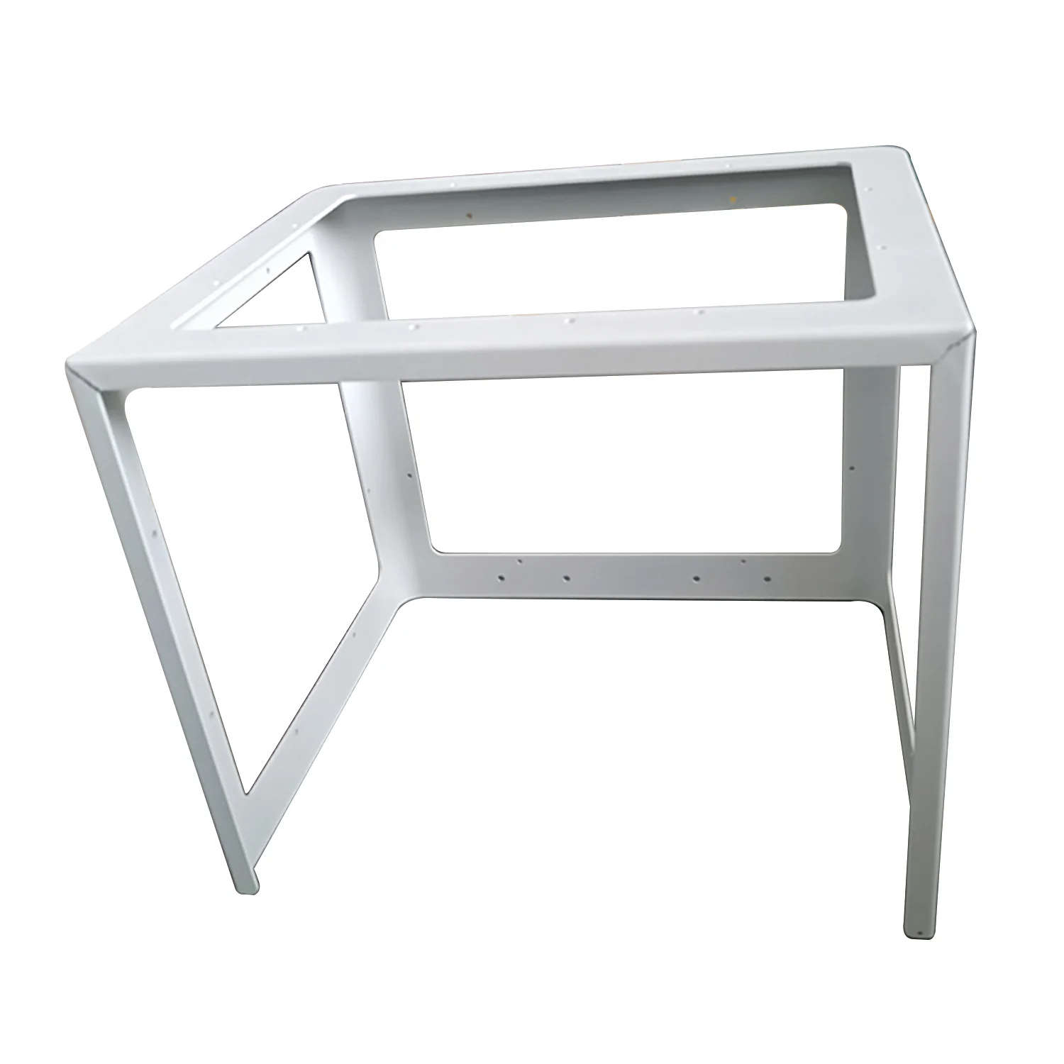 Customized Aluminum Square Tube Pipe Bracket Stainless Steel Frame Laser Cutting Welding Service Sheet Metal Manufacturers