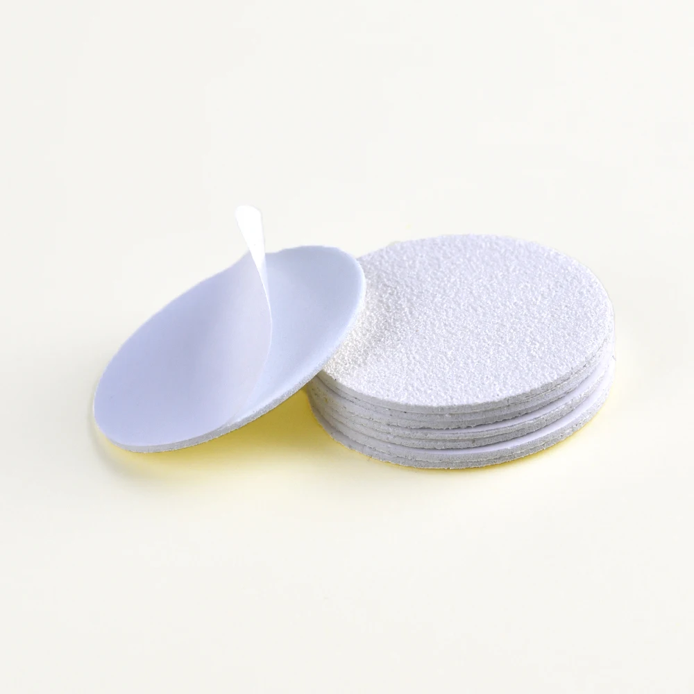 Professional OEM Custom Adhesive White Sanding Disc For Electric Foot Grinder Replacement