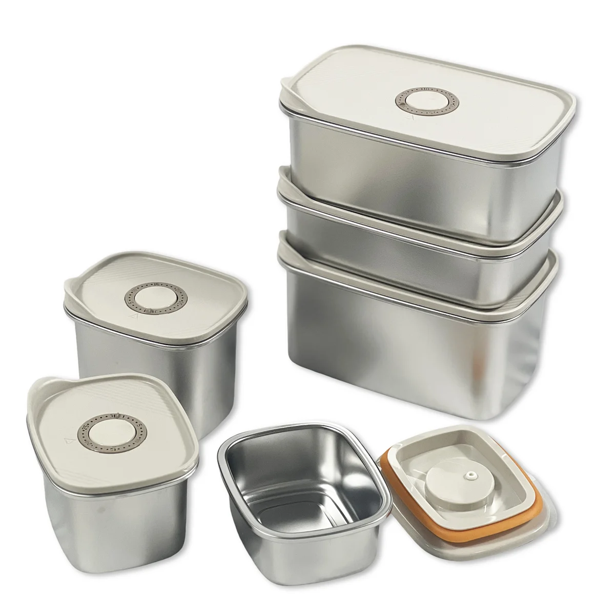 Zhongte SUS 304 Food Storage Container Lunch Box Metal Multifunction CLASSIC Shrink Firm Packing for Sale