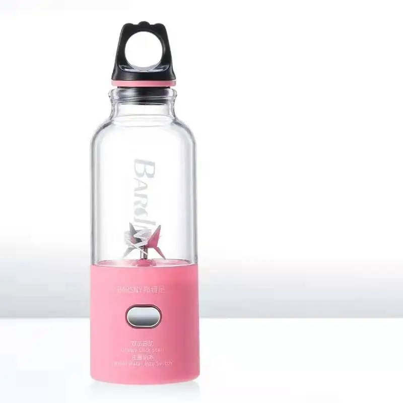 
New portable 6 blades 500ml plastic usb blender bottle joyshaker electric mini bingo juicer cup, fruit mixer,blender cup 