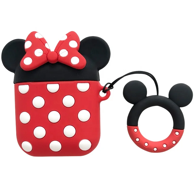 Factory wholesale Cartoon Cute Wireless Earphone Case for Apple Airpods 2 1 protective Charging bag for Airpods Shockproof Cover