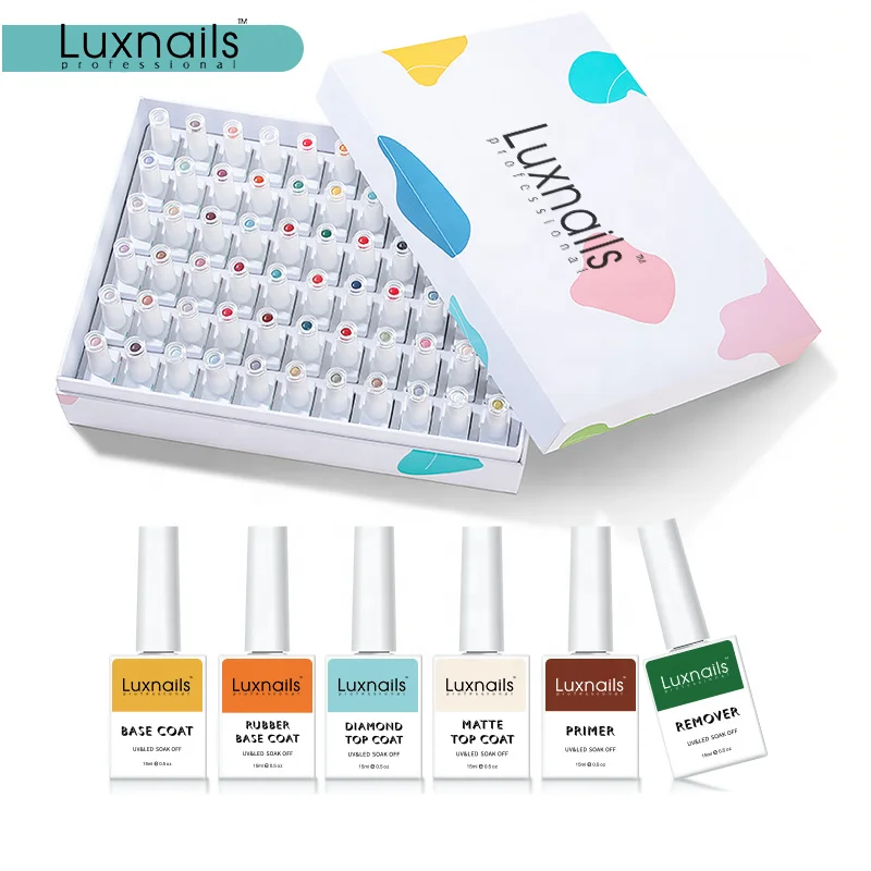 Private label Color Gel Polish Manicure Soak Off UV Gel Polish set Professional Nail Product