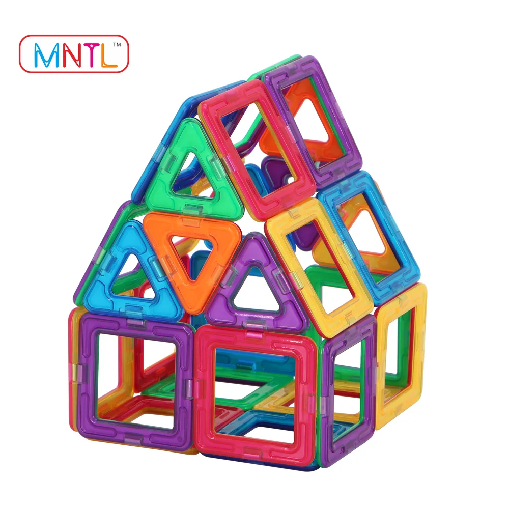 MNTL хорошее качество 78 шт. Магнитная здания Конструкторы Развивающие игрушки для