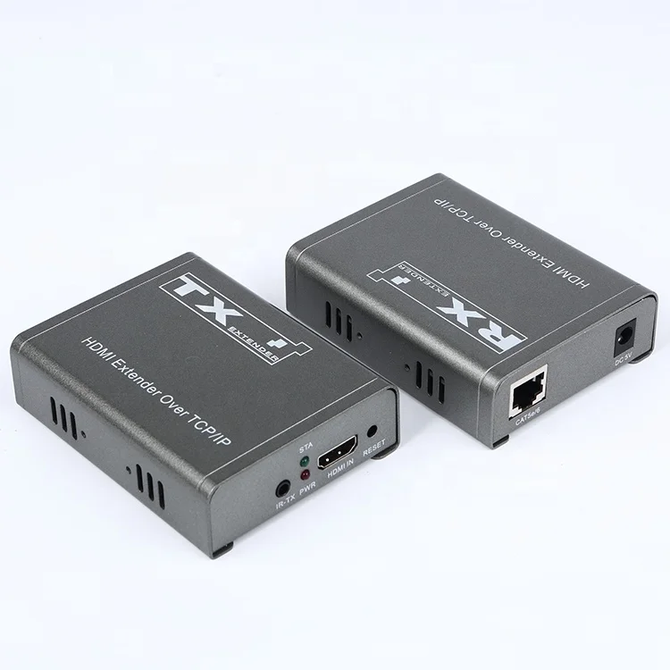 250M TX RX Compatible Extender Cat5e/Cat 6 Ethernet IP TCP Signal Support One TX Connect More RX Over POE Switch