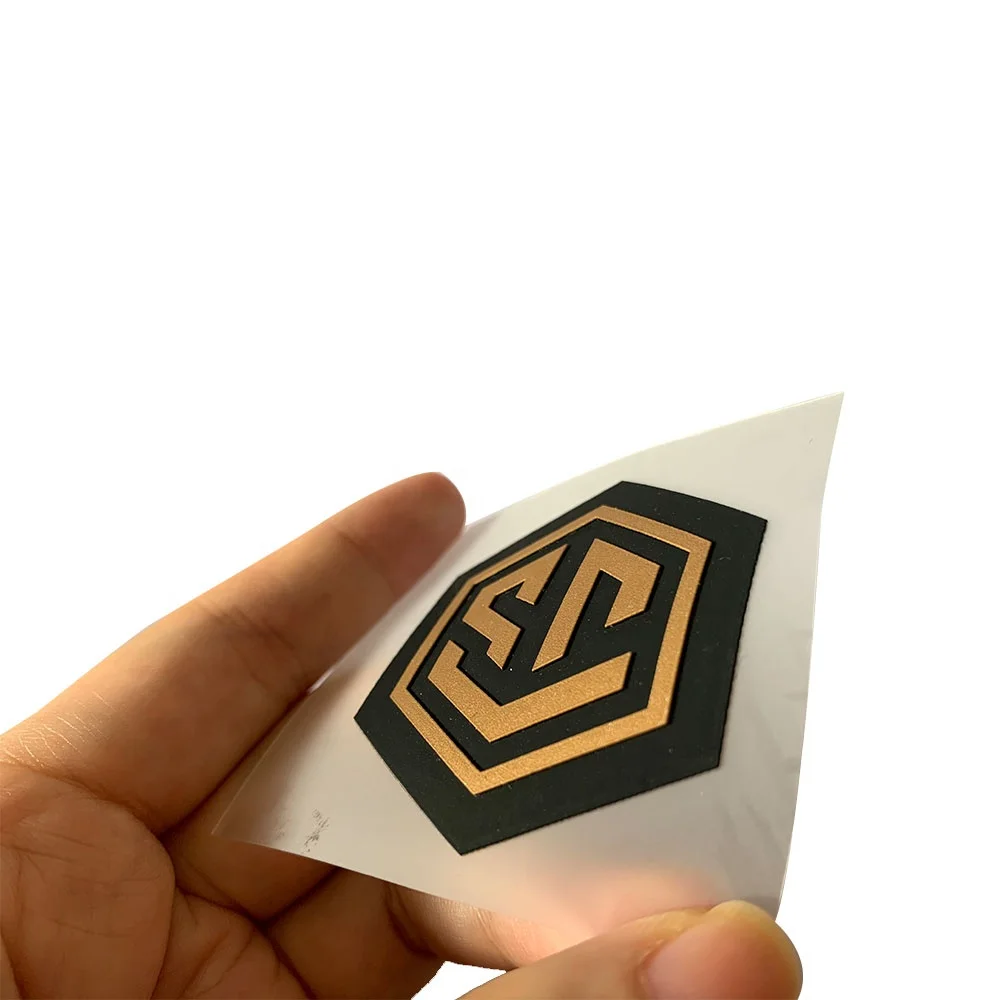 Custom Logo Heat Transfer Print 3D Heat Transfer Printing For DIY Craft T-shirt Silicone Transfer Sticker For Clothing