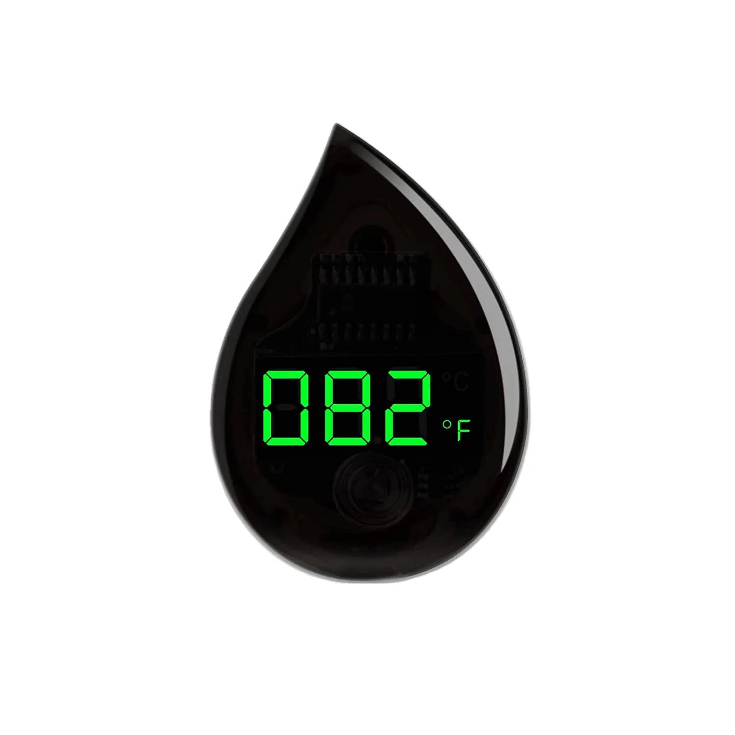Custom Low Energy Consumption Adhesive Accurate Digital Display Reptile Fish Tank Aquarium Thermometer Sensor with LED