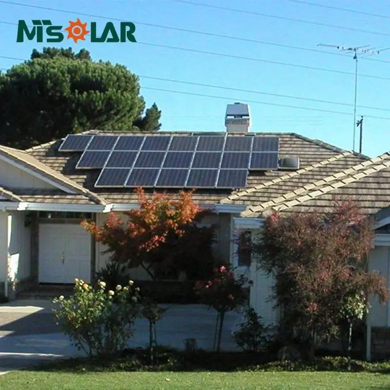 Renewable energy easy installation distributed 4kw solar system for home