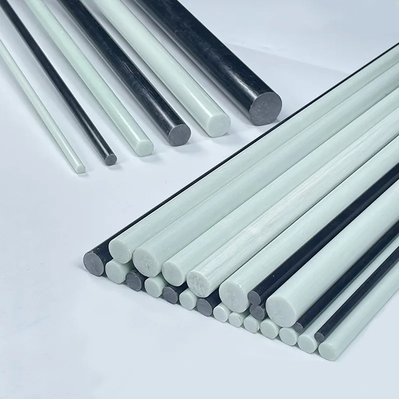 Factory Hot selling Glass Fiber Solid Rod Fiberglass Stake for fiberglass pools FRP Fiberglass Solid Rod