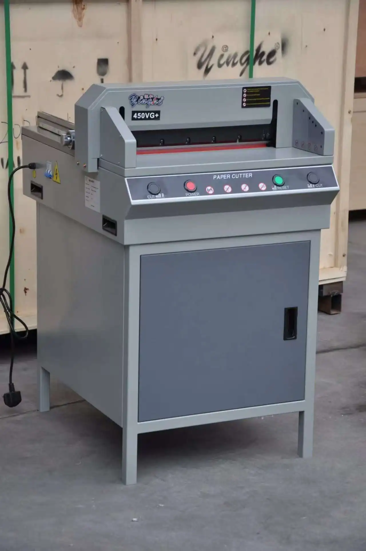 Офисное оборудование Yinghe Yh-450vg + триммер для бумаги ручной Электрический Гильотинный станок резки