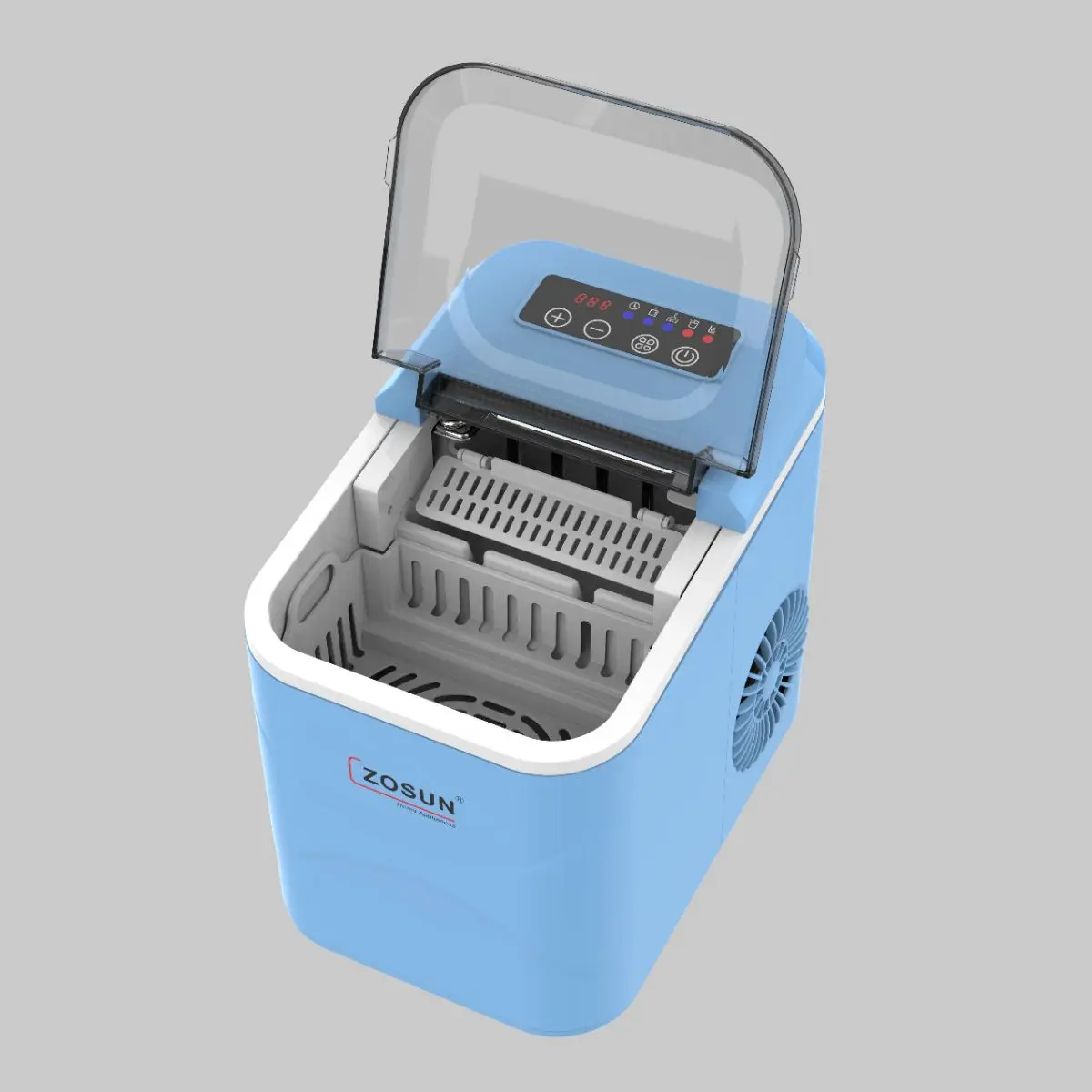 New Design 12-15kgs/24h 240v Home Use Fast Countertop Portable Ice Block Making Ice Cube Maker Machine