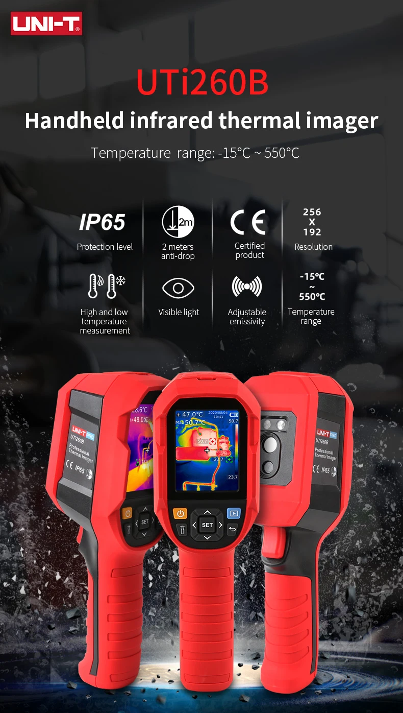 UNI-T UTi260B  thermal camera Measuring -20~550