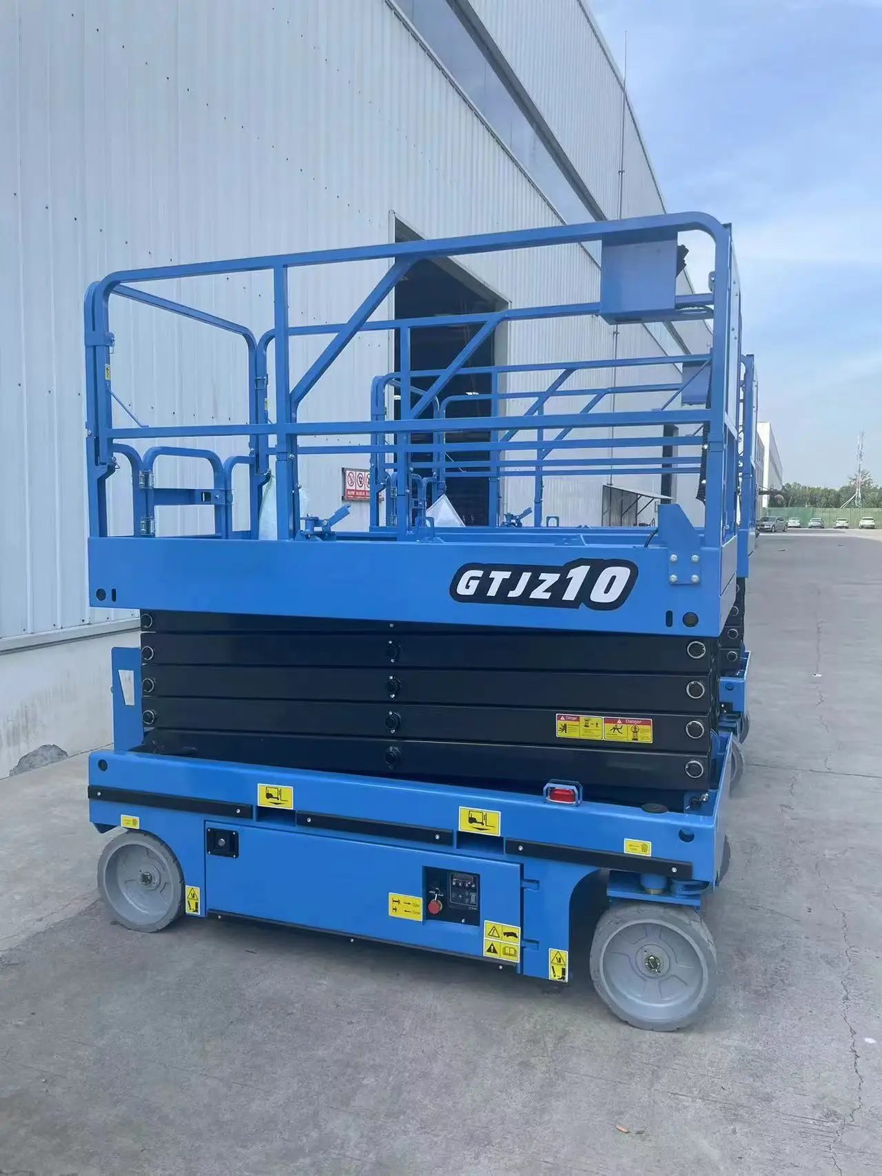 GTJZ10 Electric 10m Work-Height Scissor Lift Platform 10M Electric Mobile Scissor Lift Mobile 10M Electric Scissor Lift Table