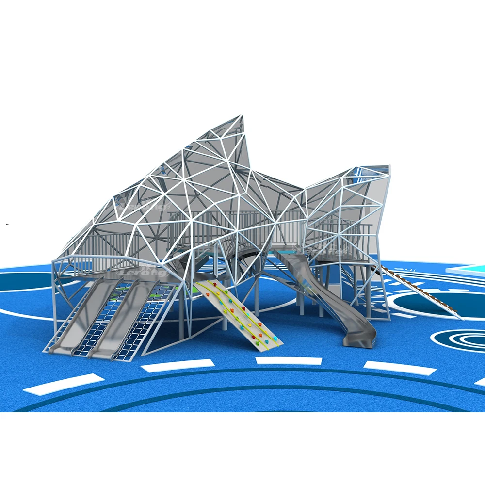 Shark Shape New Design Big Outdoor Playground Family Entertainment Amusement Park Children Games for Kids