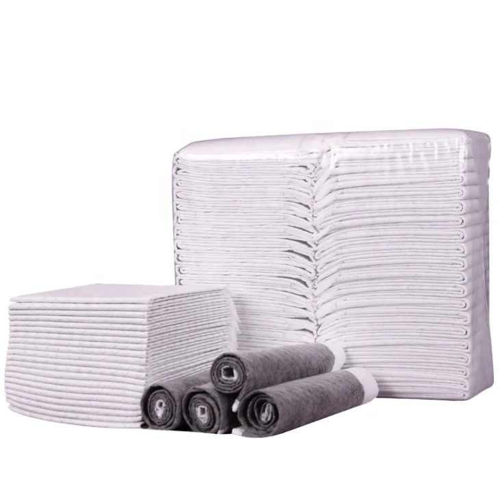 
Charcoal bamboo Super Absorbent Disposable Doggy Training Toilet pads inddor and outdoor using 