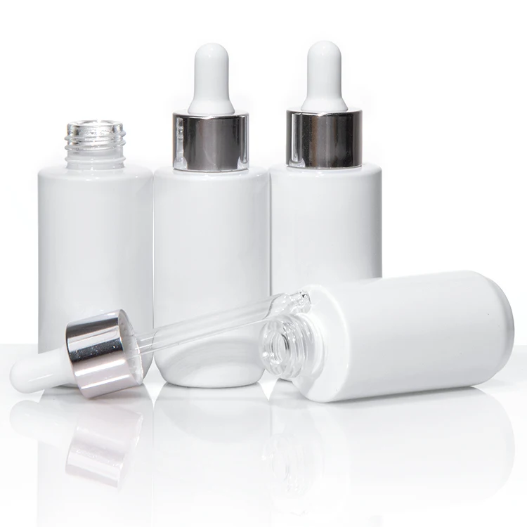 Luxury 15Ml 30Ml 50Ml 100Ml Clear Amber Black Glass Empty Liquid Serum Bottle With Box