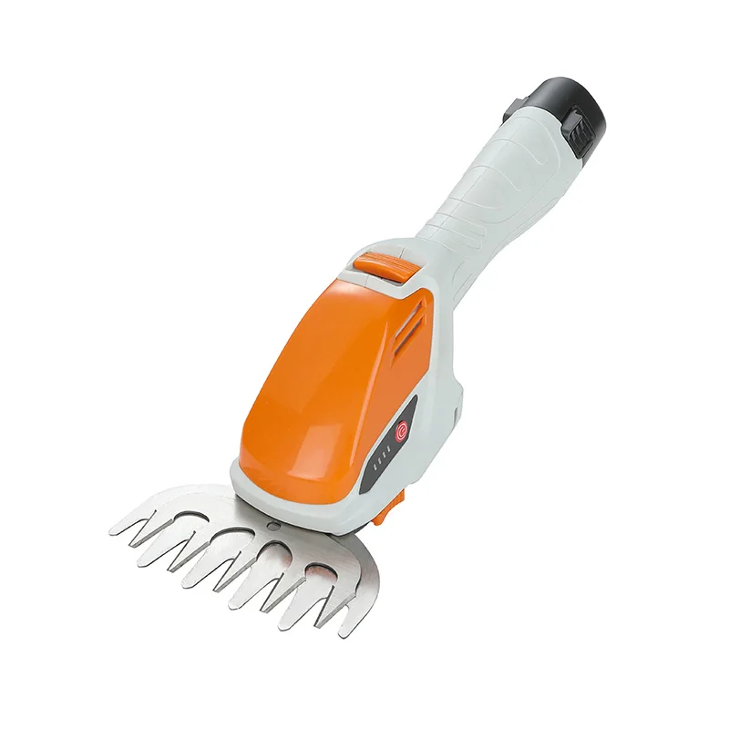 Electric Lithium-Ion Cordless Hedge Trimmer Angle Grinder Convert To Grass Accumulator Garden Shears Huter Orange Patriot
